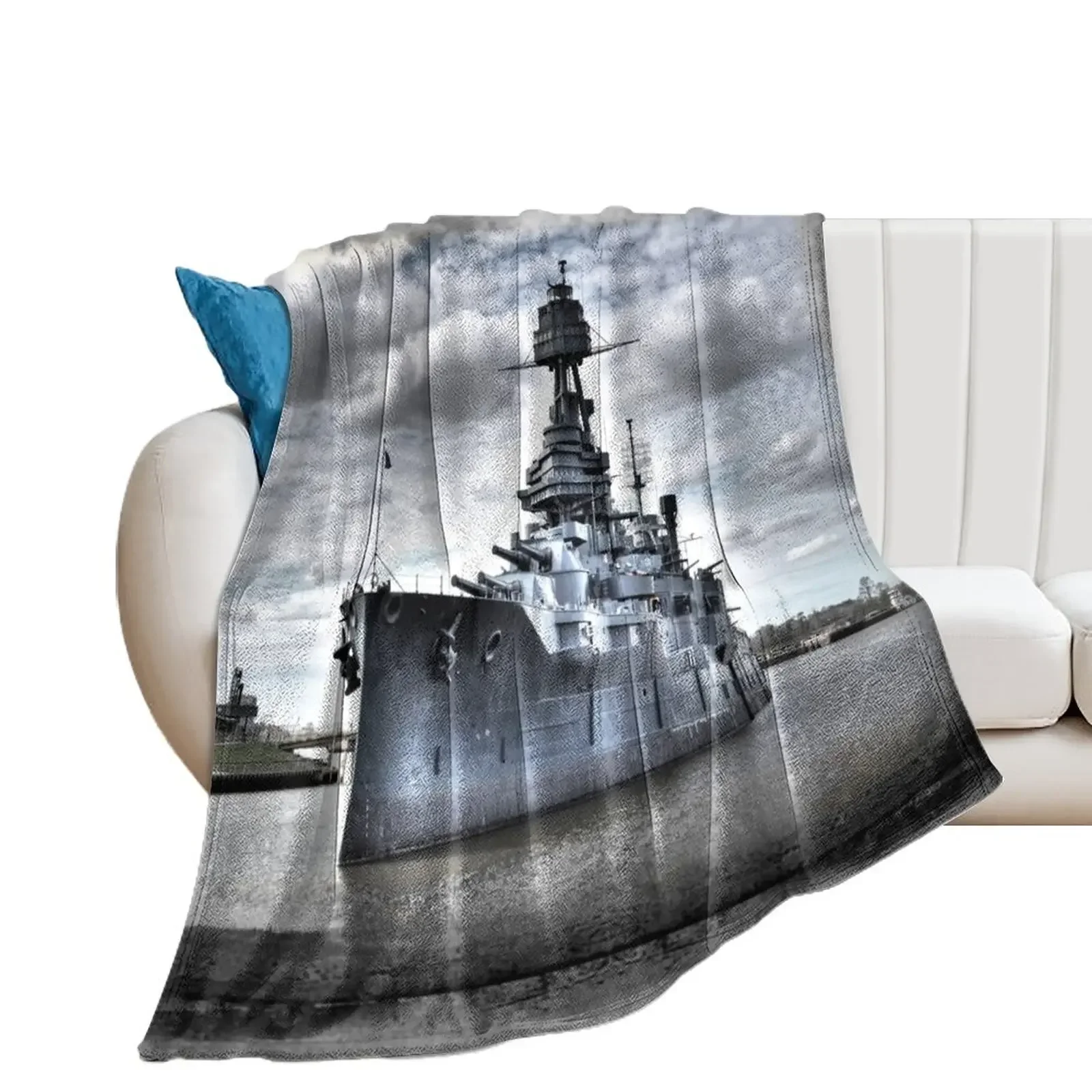 Battleship Texas Throw Blanket Sofa Throw heavy to sleep Blankets