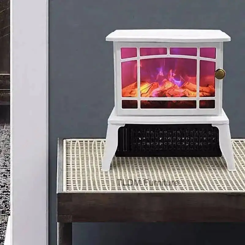 Multi-speed Indoor Smokeless Fireplaces 3D Simulation Flame Fireplace Household Living Room stoves Adjustable ZZ