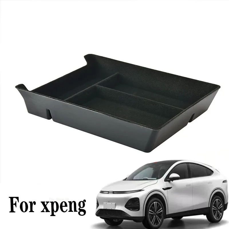 

For Xpeng P7i Armrest Box Central Storage Box Refit Add Layers and Grids Car Storage and Storage Interior Accessories