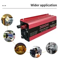 New Pure Sine Wave Inverter DC 12V/24V To AC 110V/220V 1000W 1600W 2000W 2200W Portable Power Bank Converter Solar Inverter