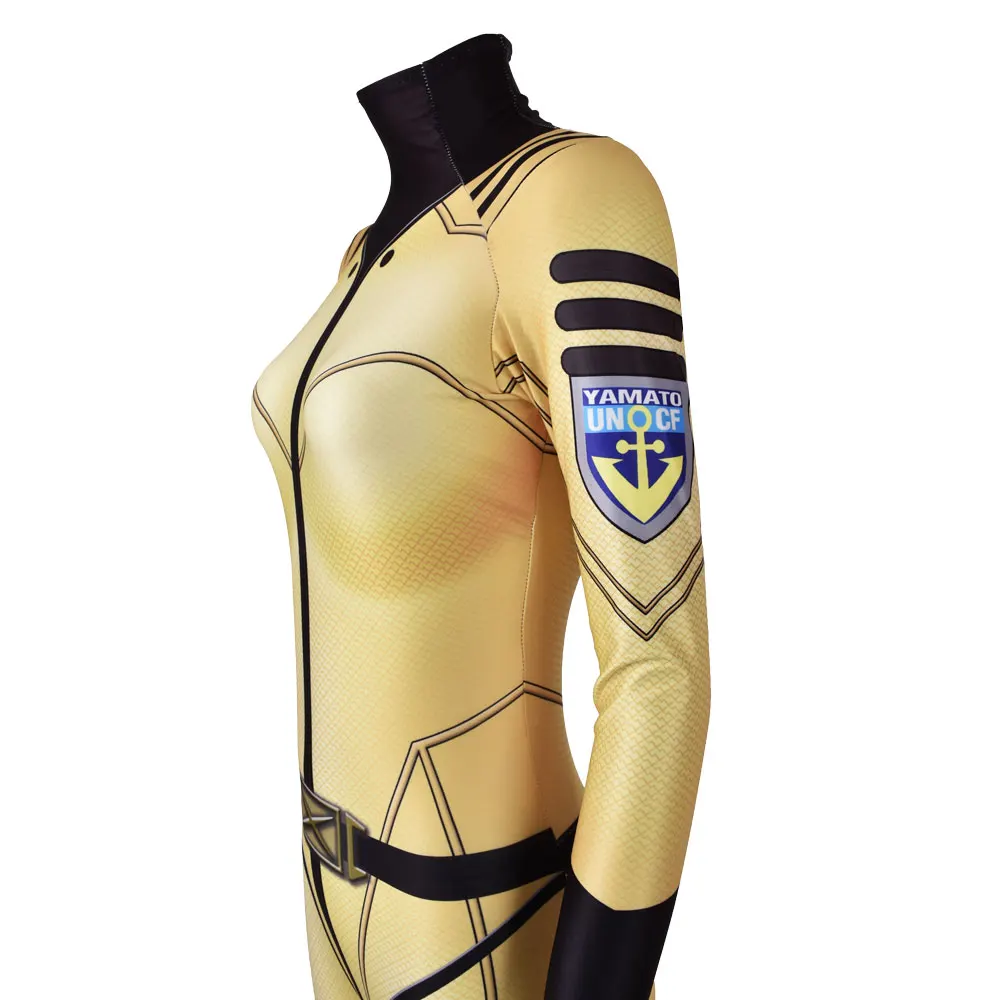 Nieuwe Space Battleship Yamato 2199 Mori Sneeuw Cosplay Kostuums Vrouw Superhero Zentai Suit Halloween Bodysuit Volwassenen Kids