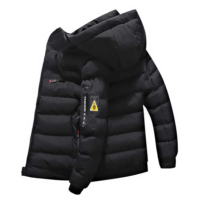 Nieuwe Heren Winter Afneembare Fleece Warme Parka 'S Heren Omkeerbare Effen Kleur Buiten Winddicht Casual Mode Jas Mannelijke Doek