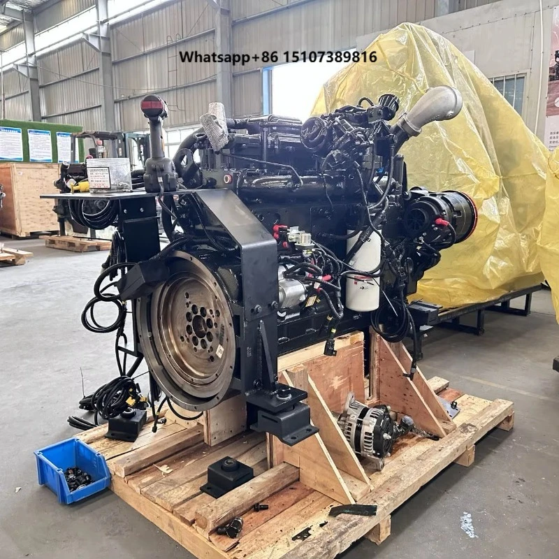 Factory Heavy Equipment Original DCEC High Quality New QSL8.9 Engine Euro 3 Emission 365HP Motor Pump Wide Range