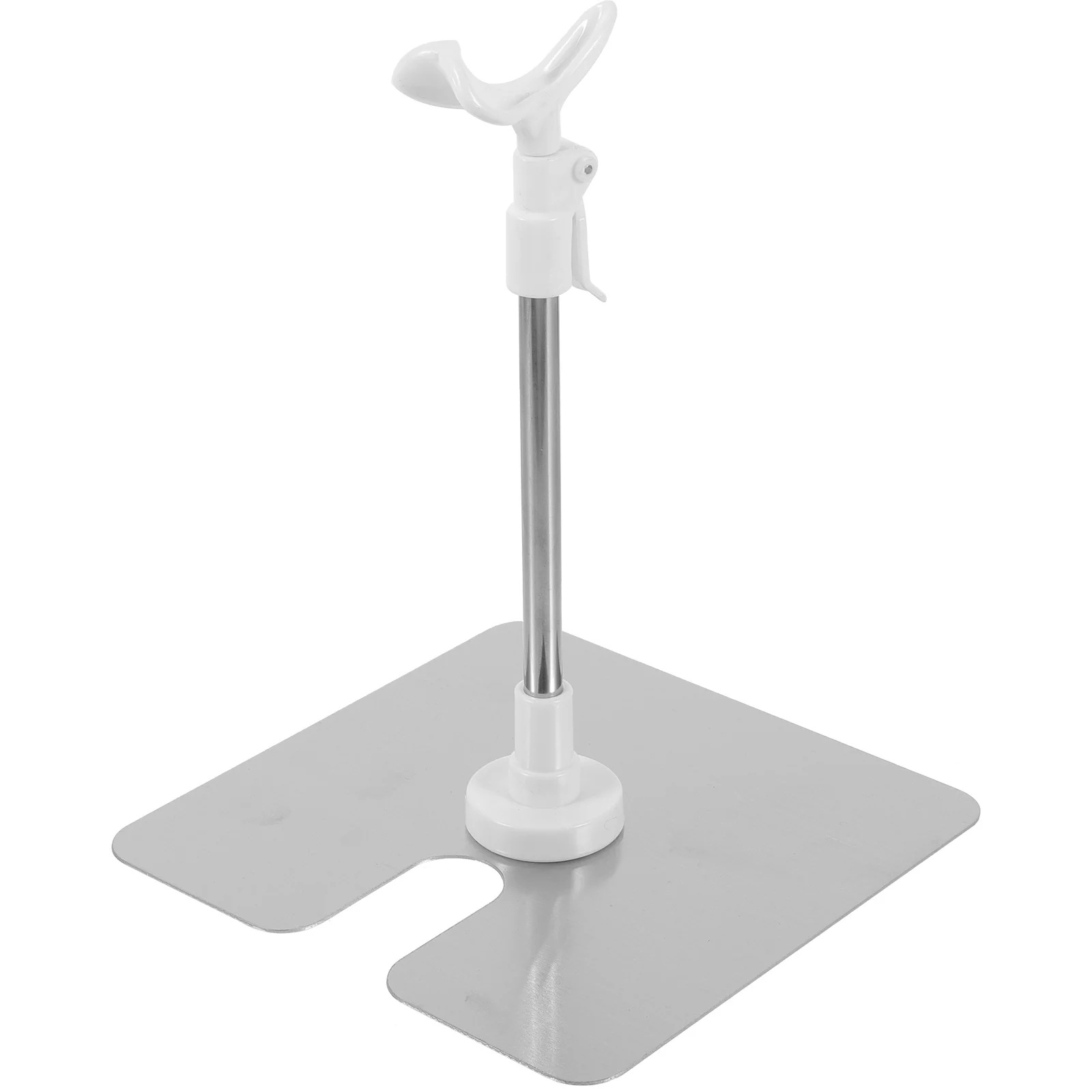 

Standing Rack Stainless Steel Adjustable Height Display Stand Figures Storage Toy Model showcase