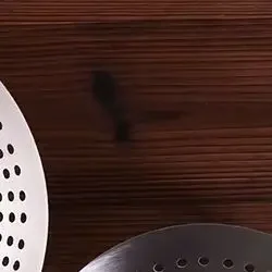 سميكة 304 الفولاذ المقاوم للصدأ الشعرية ملعقة مصفاة مع مقبض طويل مقشدة النفط مصفاة الطعام غربال مقشدة مغرفة أداة المطبخ