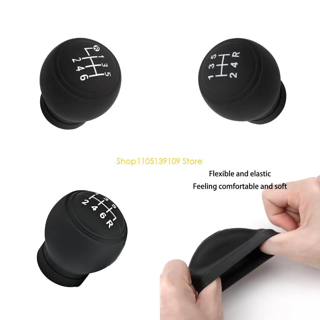 

Smooth Silicone Shifts Knob Cover Not Slip Surfaces Tear Resistant Car Interior Accessories for Enhanced Driving Comfort