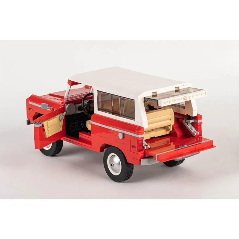 

MOC-124595 Red New Supercar Racing Building Block Model 966 Parts MOC Creative Boy Kids Birthday Building Blocks Toy Gift