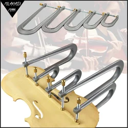 1 Set Violin Luthier Clamp For Crack Maker Bass Bar Board Aluminum Bass Bar Clamp Violin Tools Fiddle Luthiers Repair Tools