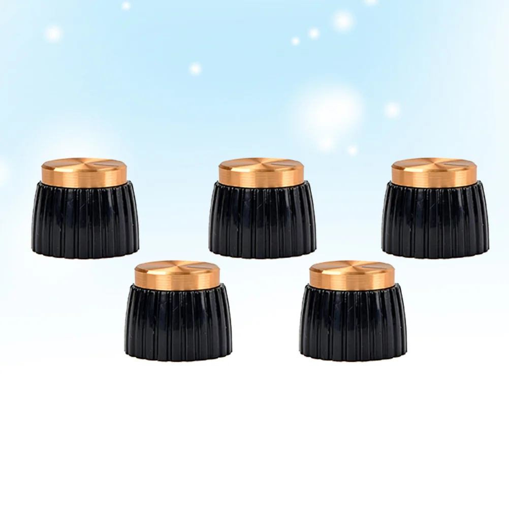 

5Pcs Guitar Amplifier Knobs Gold Push on Fits Amp 800 900 2000 Plexi Guitar Knobs Push on Knob Amplifier Knob