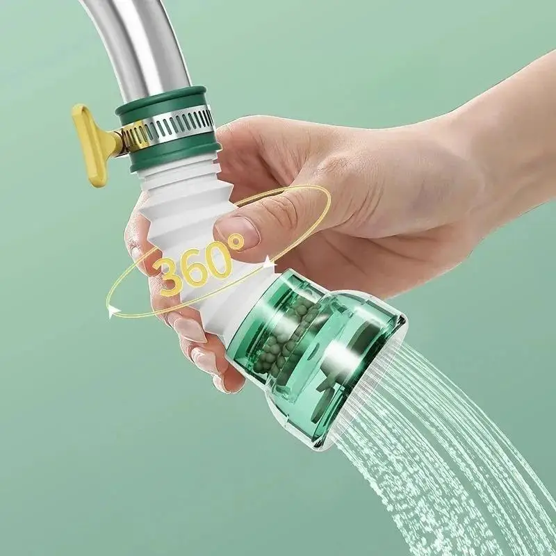 

3Pcs Faucet filter, household tap water purifier, shower head, splash-proof, extender and booster, universal, 1 piece