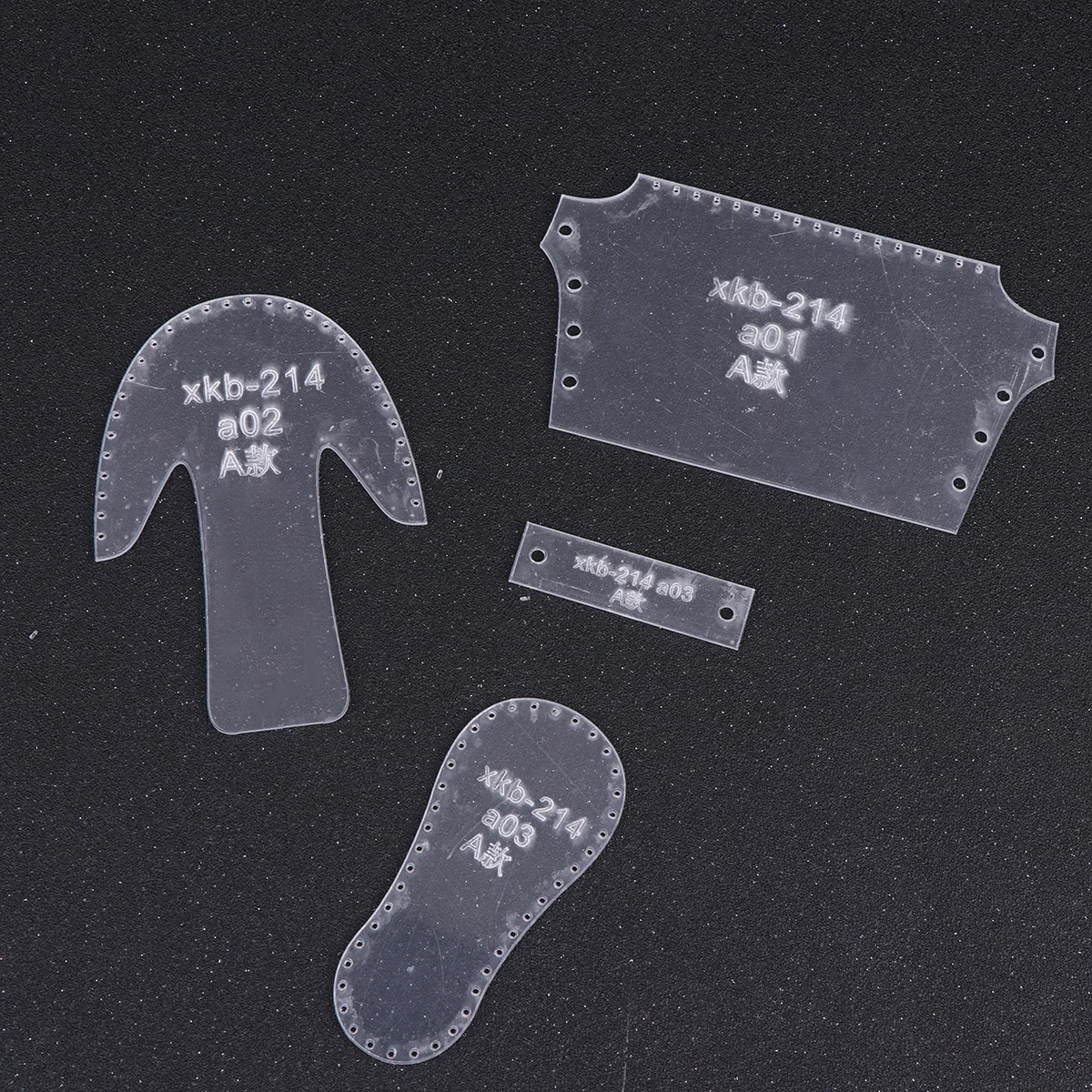 1Set DIY Boots Pendants Template Acrylic Cut Pattern Kit Highest Long Term Design Stress for Creative Projects