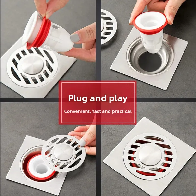 1PC Floor Drain Bullet Anti Odor Core Deodorization Drainage Pipe Toilet Core Sewer Pest Control Device No Peculiar Smell