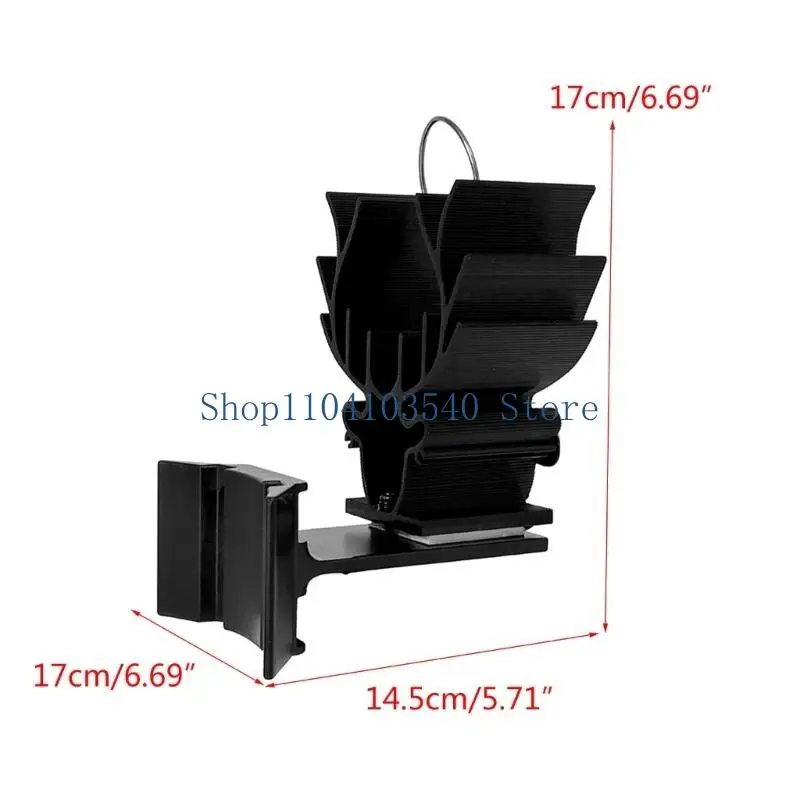 02DC موقد يعمل بالطاقة الحرارية مروحة بيئية تعمل على تحسين دوران الهواء من أجل الدفء السريع #6
