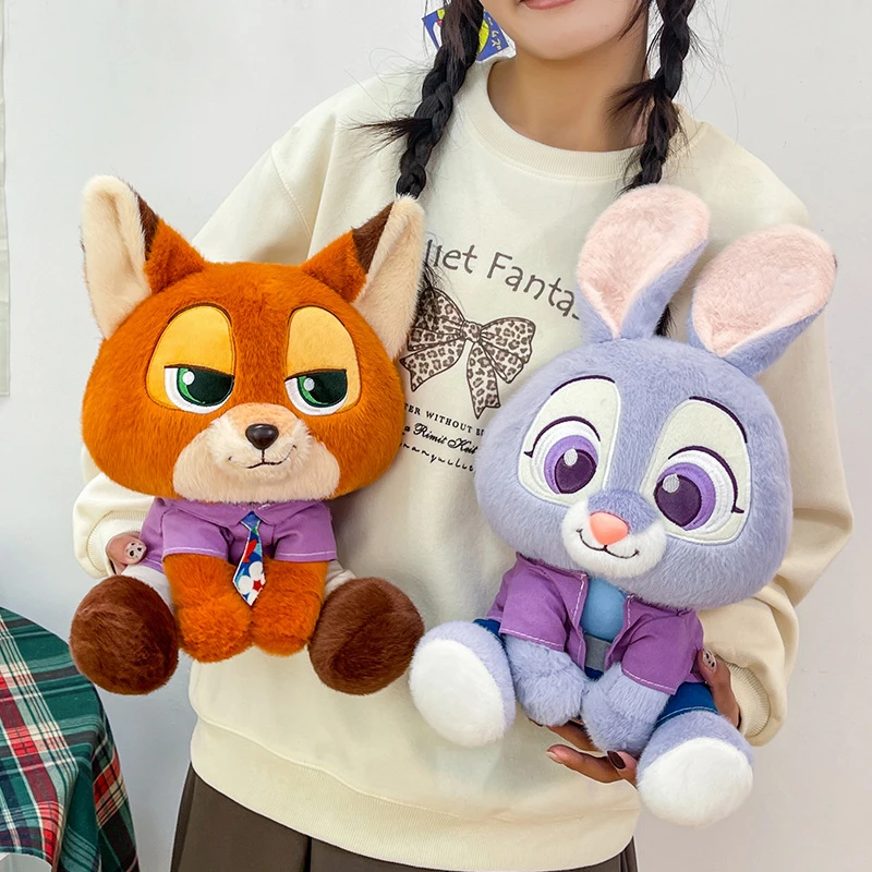 

2026 Soft Disney Zootopia Judy Nick Comfort Sleep Doll | Cartoon Ornament Bedroom Decor | Sweet Christmas Birthday Gift