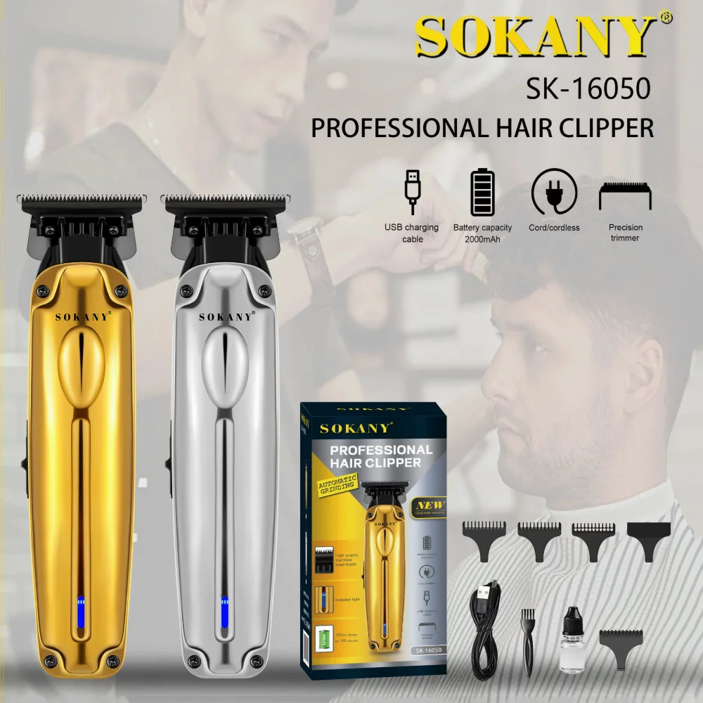 Professional Haircut Machines Barber 7000RPM Contour Trim Hair Trimmer Electric Clipper DLC Blade Salon Finisher Trimmer for Men