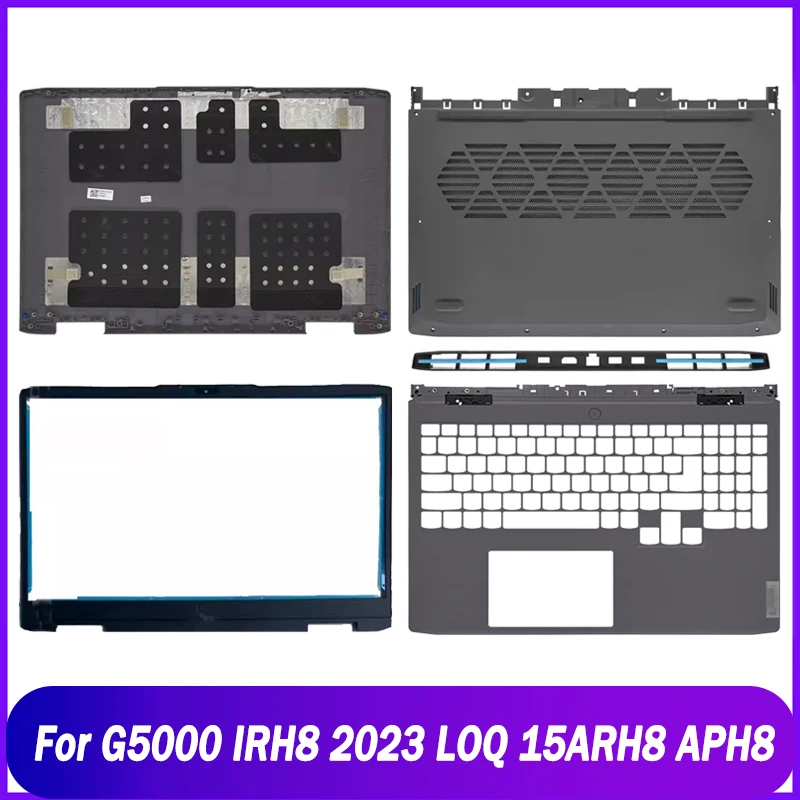 

New Rear Lid For Lenovo G5000 IRH8 2023 LOQ 15IRH8 APH8 Laptop LCD Back Cover Front Bezel Air Outlet Palmrest Upper Bottom Case