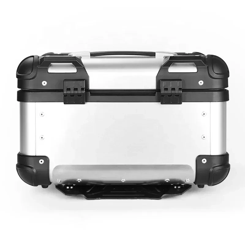 

35L-R Sliver Aluminium Alloy Motorbike Tail Box Waterproof Top Motorcycles