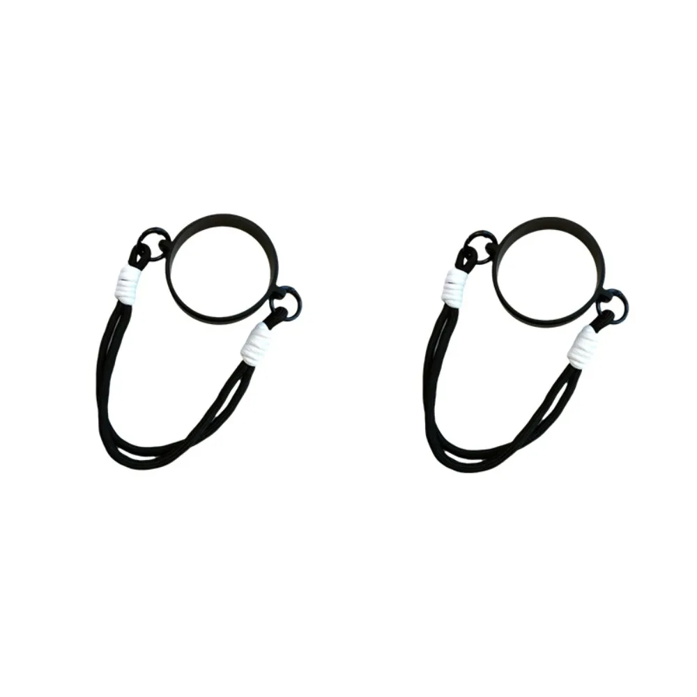 

2PCS Silicone Ring Water Bottle Handle Strap Reusable DIY Water Bottle Sling Carrier Universal Resilient Water Cup Holder Strap