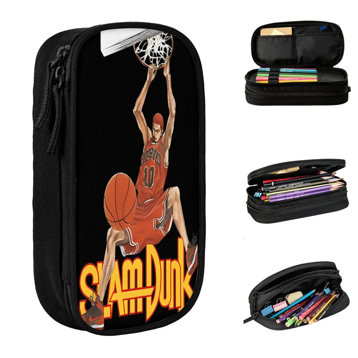 Astuccio giapponese Slam Dunk Hero astuccio classico Sakuragi Hanamichi borsa per penna da basket per studenti astuccio per ufficio di grande