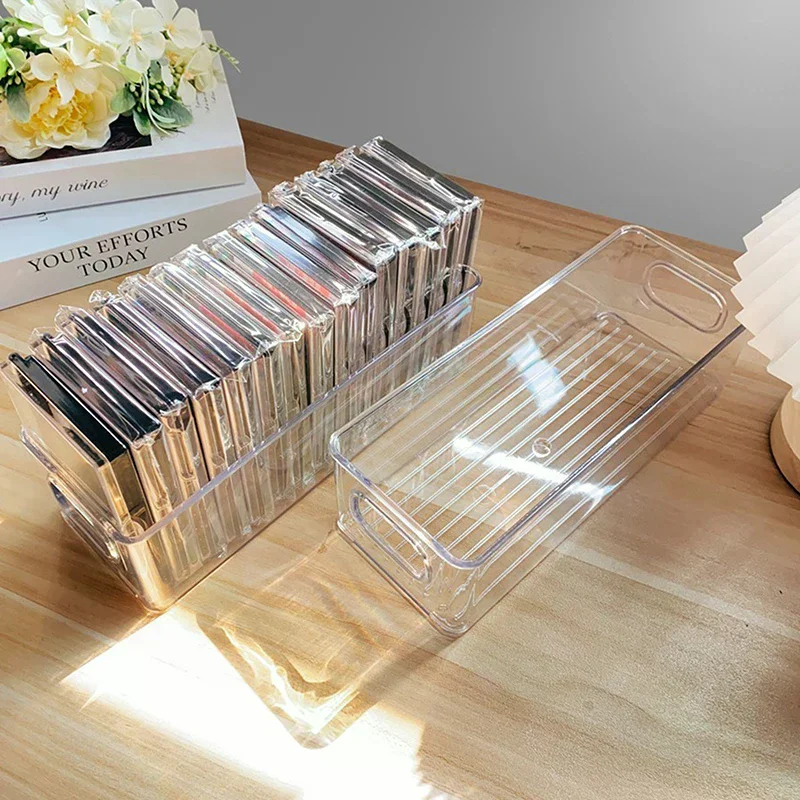 Makeup Organizer False Eyelashes Glue Pallet Holders Transparent Eyelash Storage Box Grafting Eyelashes Extension