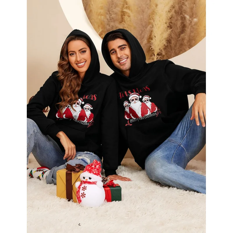 Ugly sweatshirts Christmas wool hoodiesmen's and women's Thanksgiving pulloversparty gifts