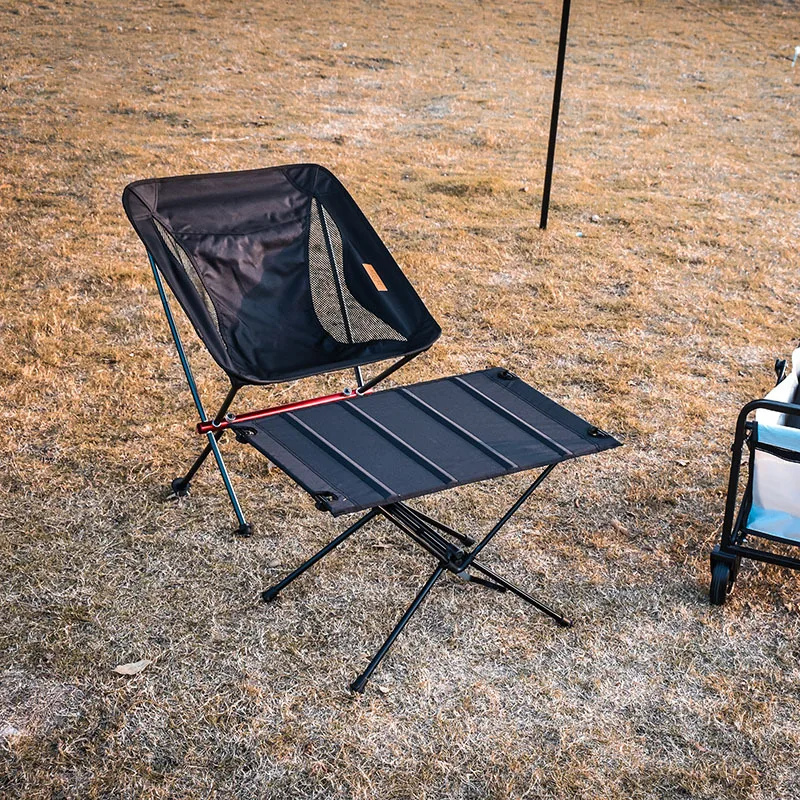 Outdoor Portable Collapsible Table and Chair Barbecue Ultralight Vehicle Tactical Table Road Trip Picnic Table Camping