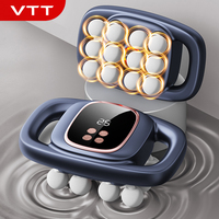 VTT 12 Massage Heads Massage Gun Deep Tissue Muscle Fascia Gun High Frequency Vibration Masajeador Body Back Leg Neck Massager