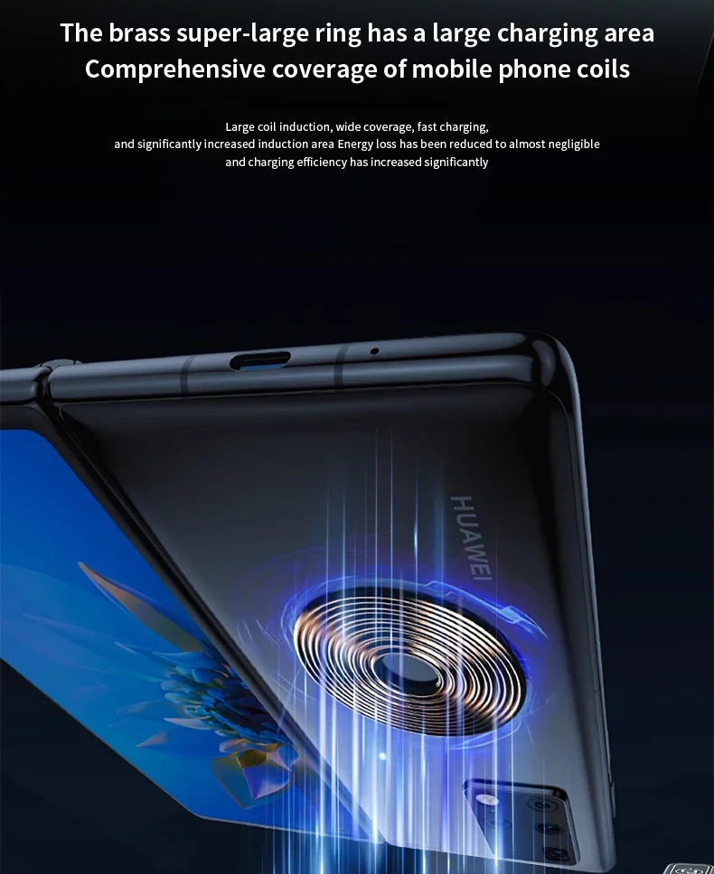 Auto-Ladegerät mit kabelloser Verbindung, automatische Verriegelung, 360°-Drehung ° Drehbarer Schnelllade-Autonavigationsständer für Samsung Z Fold 8/Z Flip 8 7 6 5 Ultra – Detail 5