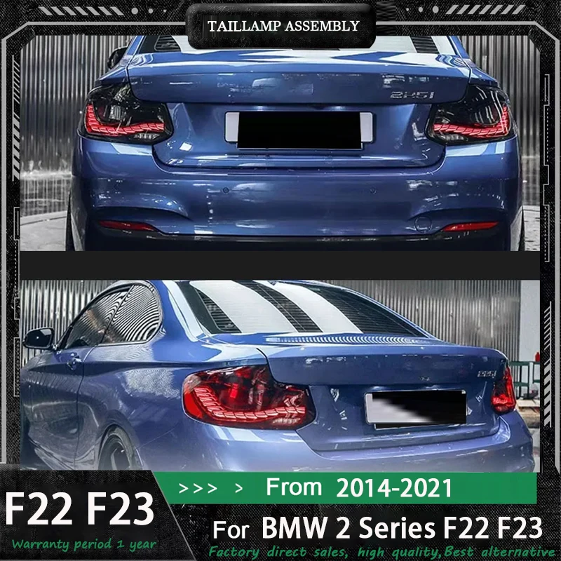 

Светодиодный задний фонарь для BMW 2 серии F22 F23 F87 M2 2014-2022 GTS OLED задний фонарь последовательный указатель поворота анимация парковка