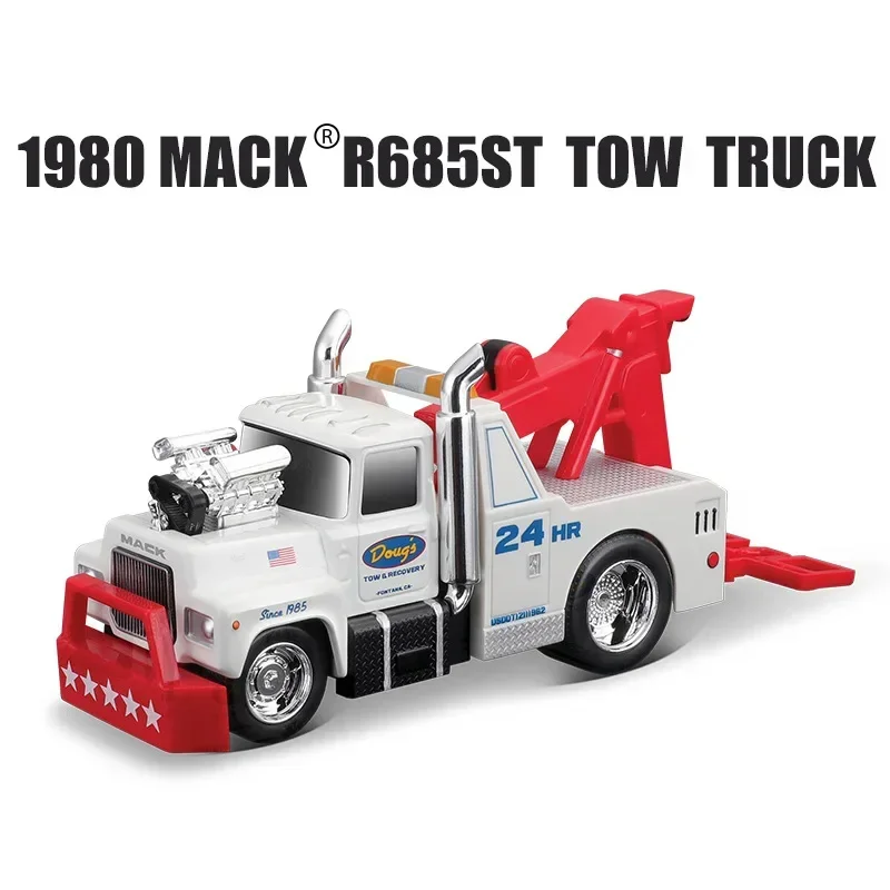 Maisto 1:64 Work Rigs Truck Series Muscle Machines Chevrolet Ford Box Truck Fuel Truck Alloy Luxury Vehicle Toys Model Kids Gift