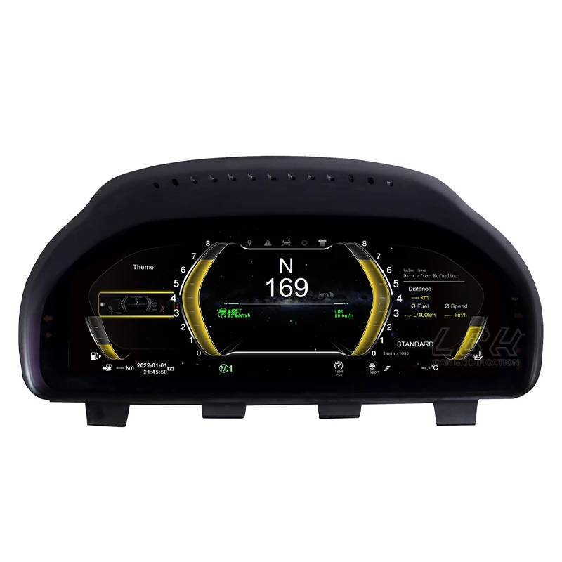 Car 12.3'' LCD Digital Dashboard Panel for  5/6/7 Series X3 X4 X5 X6 Cockpits Virtual Instrument Cluster Speedometer Odometer