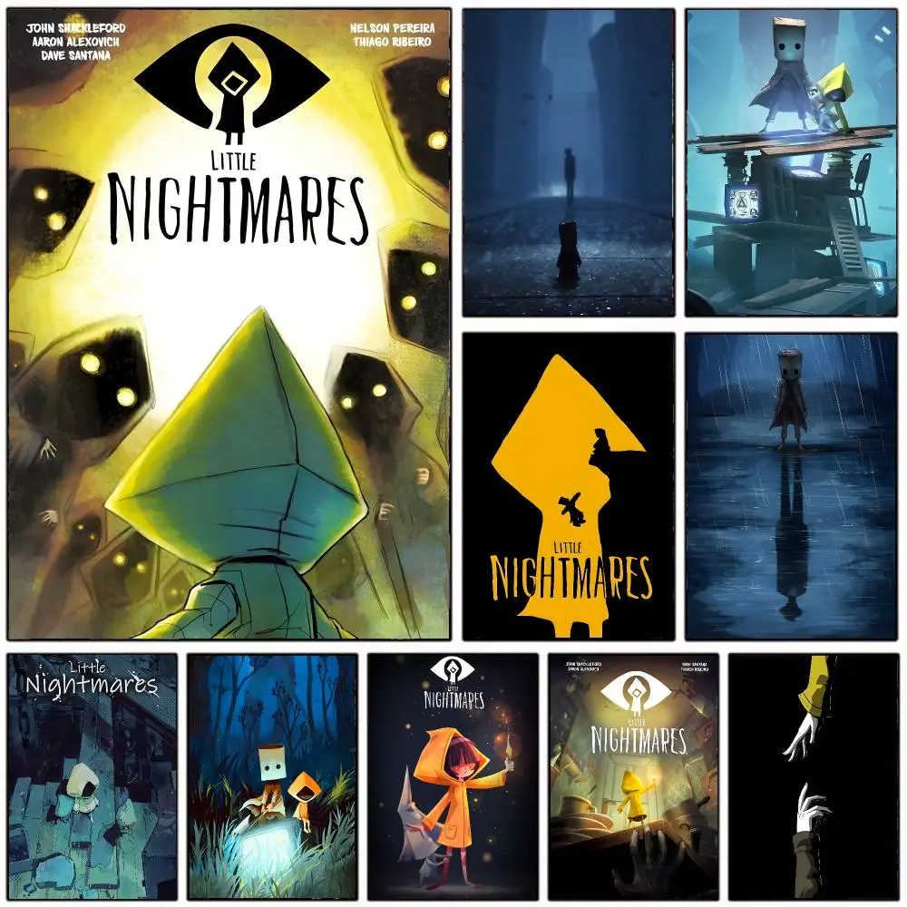 Horror Game L-Little Nightmares Poster Wall Art Print Decorative Mural Home Decor Gift Unframed