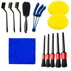 13Pcs Car Detailing Brush Set The Ultimate Auto Cleaning Kit for Vents Gaps Maintenance Car Air Outlet Detail Clearance Brush