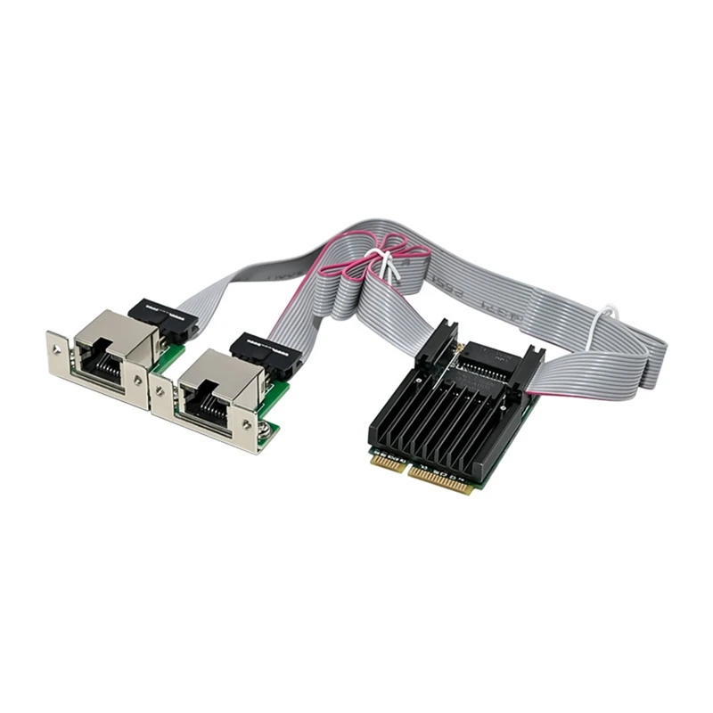 Gigabit Network Card Dual RJ45 Port Gigabit Server NIC Adapter 10/100/1000Mbps Ethernet NIC For PC