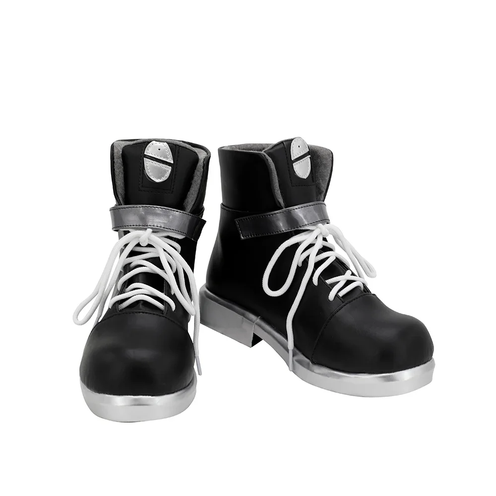 Arknights Texas Cosplay Boots Black Shoes Custom Made Any Size (3)