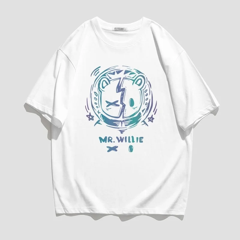 

Trendy Print Tshirts 2025 New Summer Short Sleeve T-Shirts Round Neck Casual Men Women Tee Tops