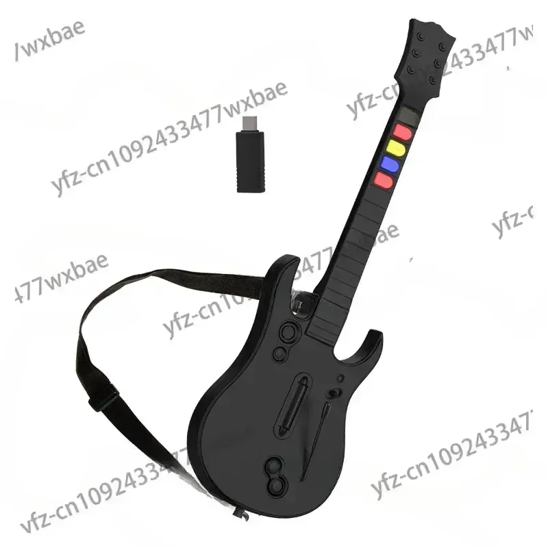 Controlador de juego inalámbrico para guitarra, mando a distancia de 2,4G, 5 teclas, para PC, PS3 y PC