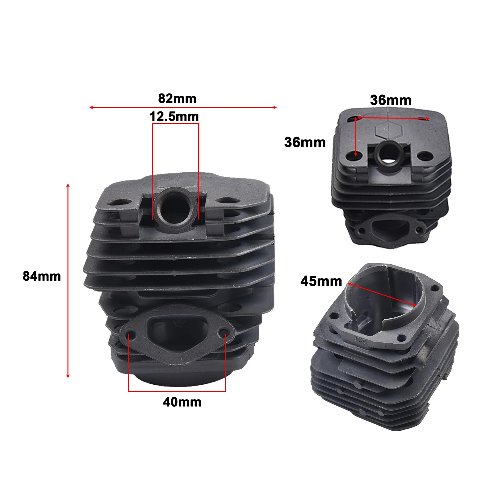 Chainsaw Cylinder Piston Replacement Power Tool Parts Long Lasting Durability Mm Diameter Specifically Designed