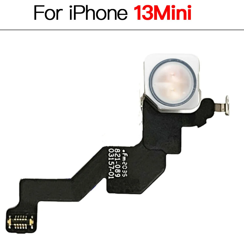 Flash Light With Microphone Flex Cable For iPhone 13 Mini Pro Max  Replacement Parts