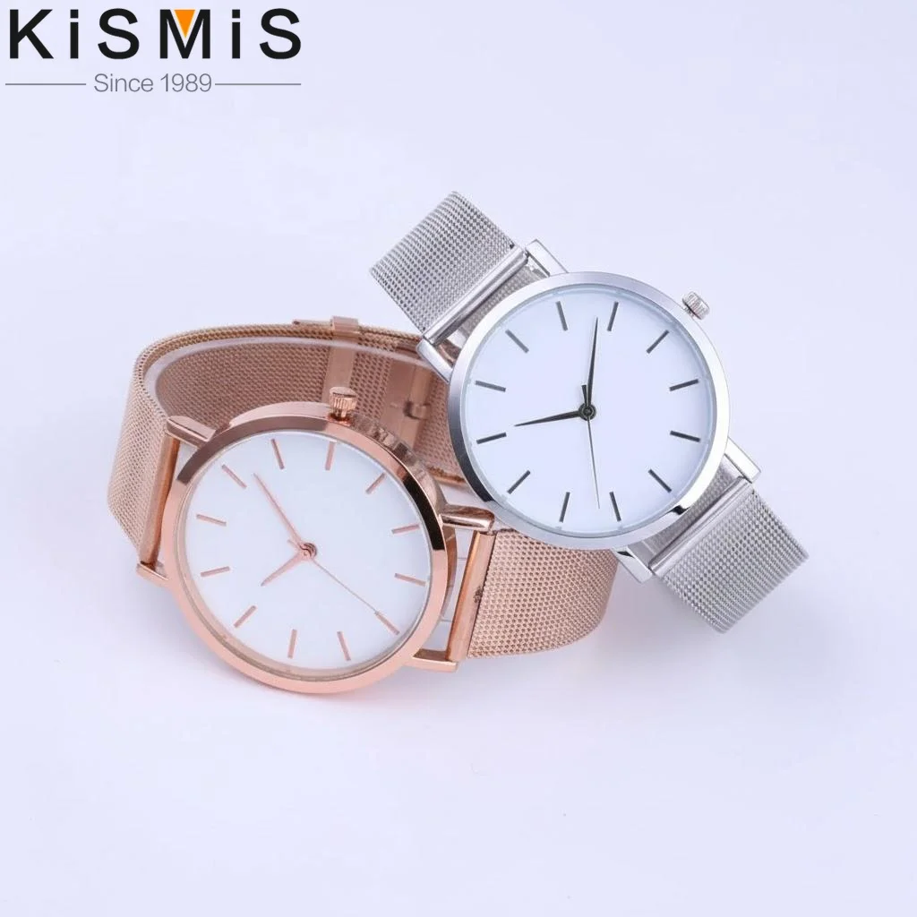 

Мужские тонкие часы из нержавеющей стали с сетчатым ремнем, кварцевые часы, элегантный деловой дизайн, ультратонкие наручные часы для мужчин