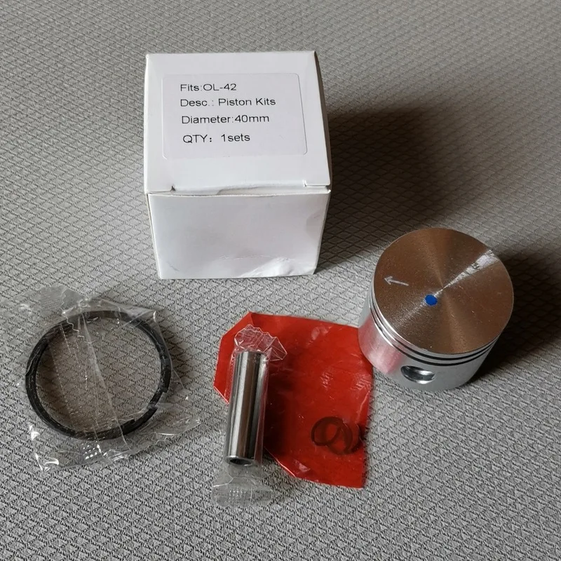 Replacement 40mm Piston For Oleo‑Mac Sparta 42 Sparta 44 Replace OE 61330204 Brush Cutter 2‑Stroke Engine Spare Parts