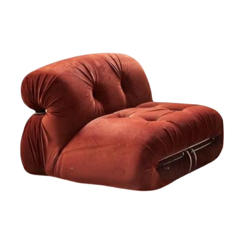 

Дизайнерское кресло-софа в средневековом стиле, необычной формы, для гостиной и спальни, в скандинавском стиле, мебель в стиле Баухаус, тканевое кресло-софа