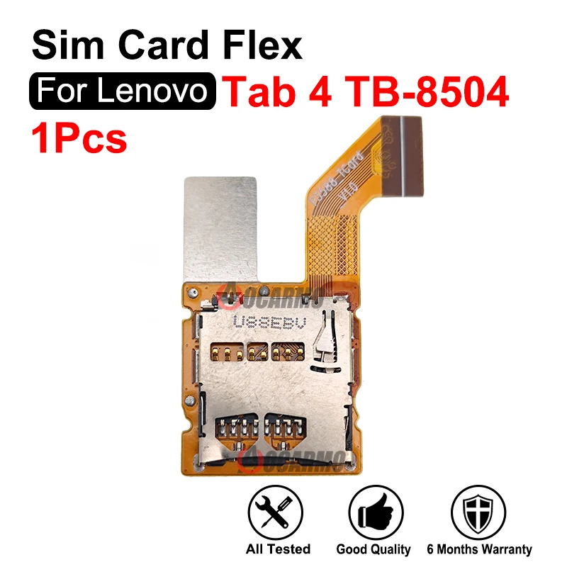 Internal Card Sim Card Reader Flex Cable Repair Replacement Part For Lenovo TAB4 TB-8504X TB-8504