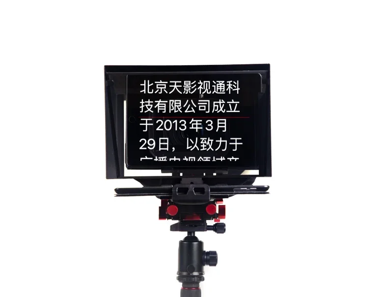 Universal Portable Teleprompter for Tablet/DSLR Camera Video Recording Live Streaming