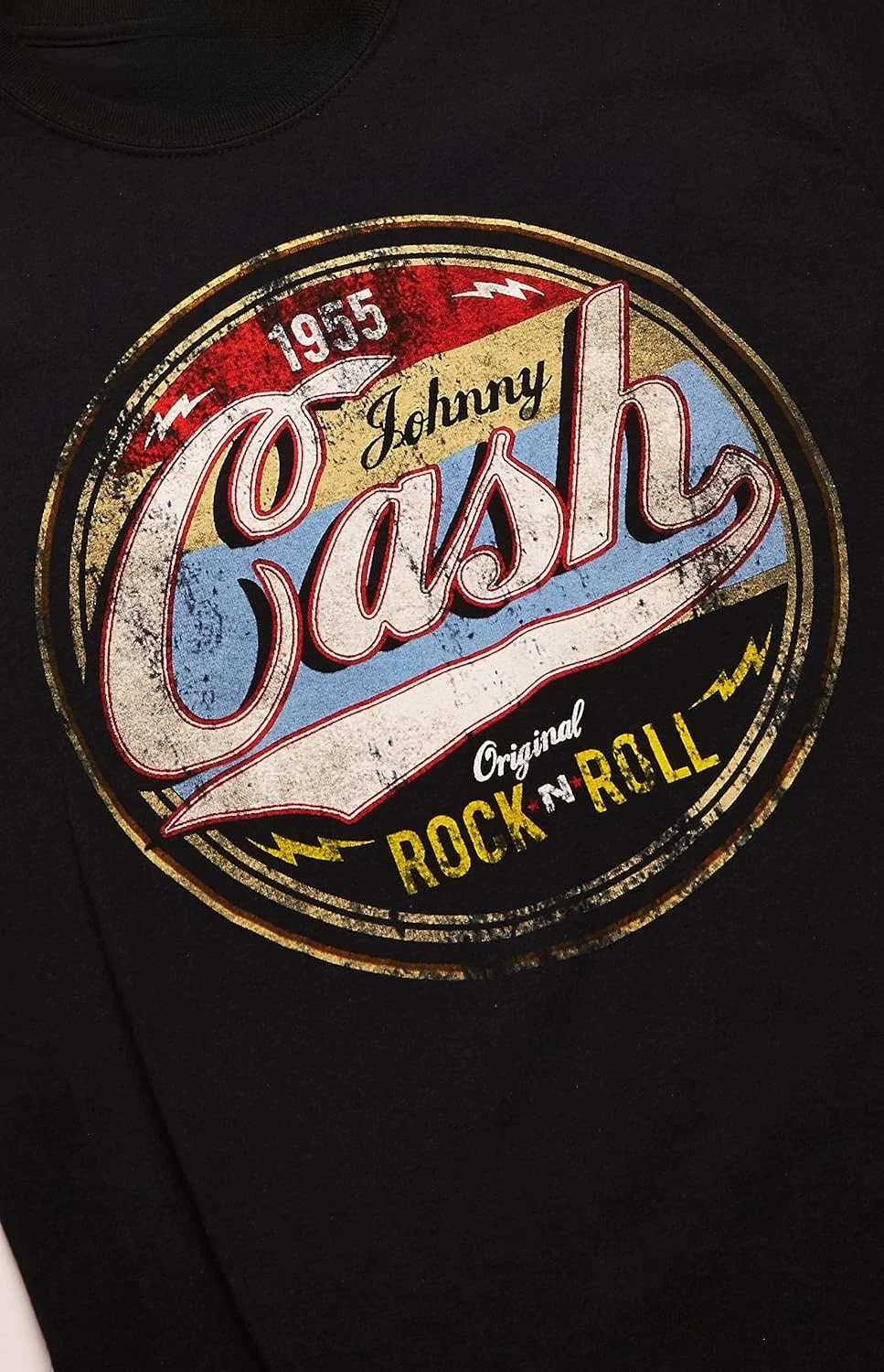 Johnny Cash Official Original Rock and Roll T-shirt