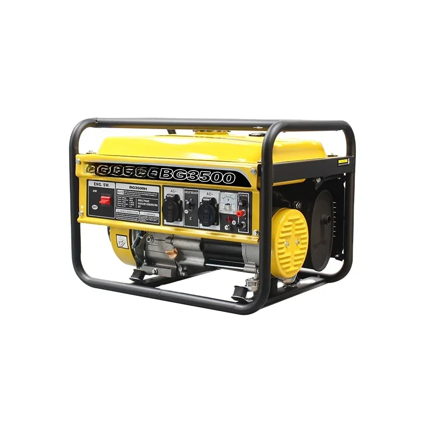 3KW 3000watt Home Open Frame Gasoline Generator With Wheels