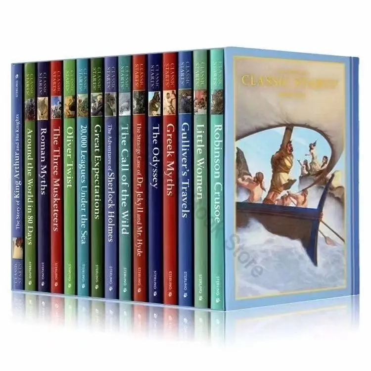 Imagem -04 - English Enlightenment Reading Books For Kids Edição Original Classic Starts l1 l2 l3 15 Livros