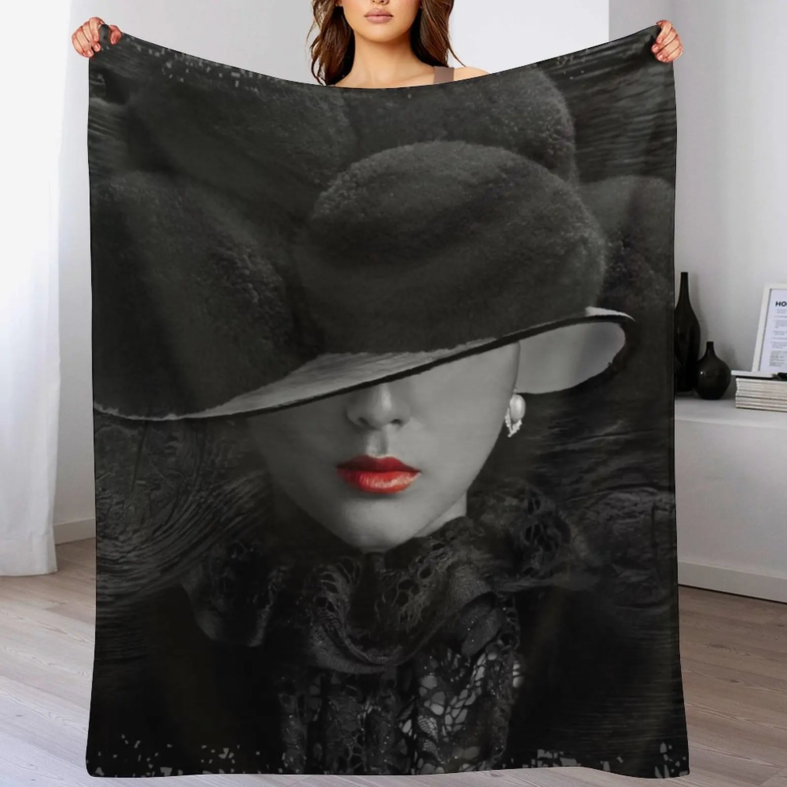 

Black Forest Lady Mystic 5.0 Throw Blanket Luxurious Soft Fuzzy Blanket for Sofa Bed