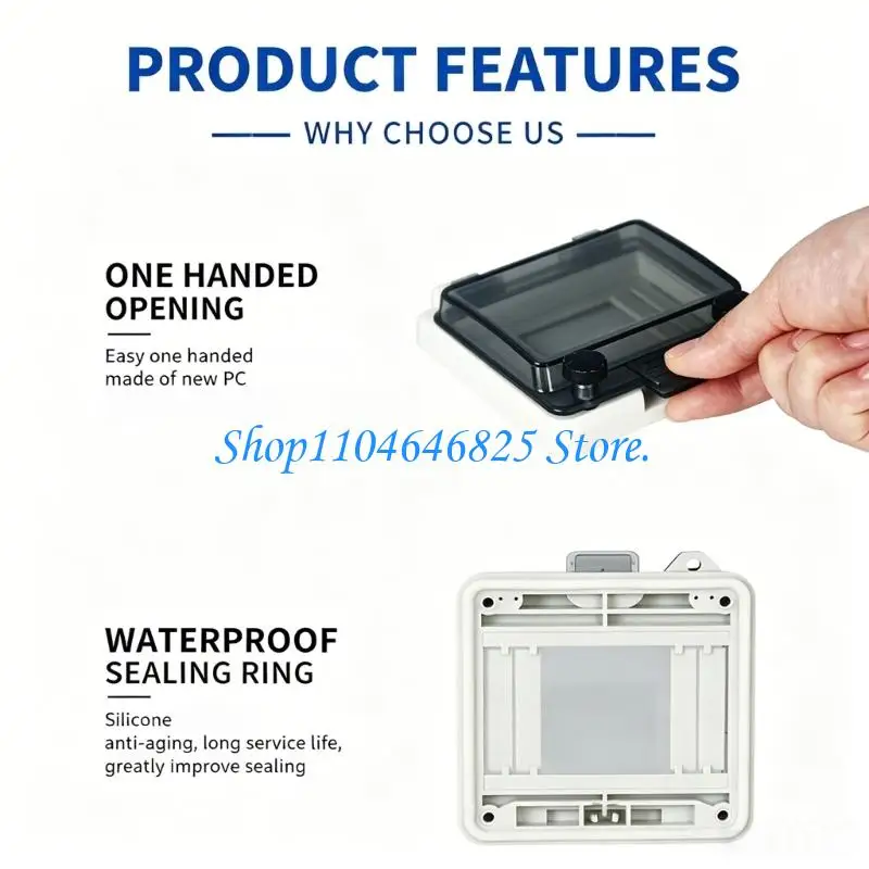 Electrical Breaker Box Cover with Clear Window Viewing Area Use Waterproof