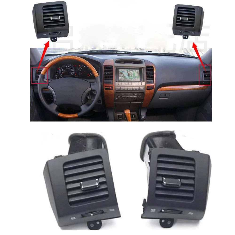 

Dashboard Air Vent Outlet For Toyota Land Cruiser Prado 120 Lexus GX470 03-09 Air Conditioning Conditioner Grille